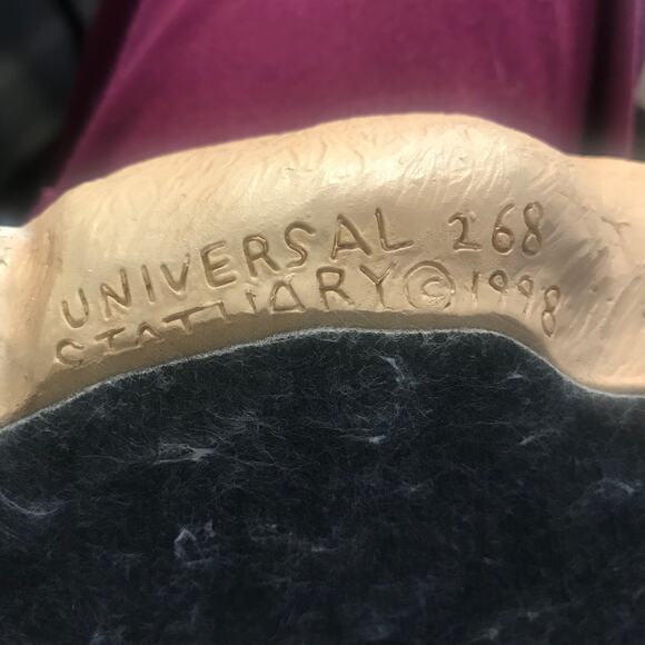 Universal Statuary #268 Dated 1997 Horse & Foal Pals Resin Figure Statue - Picture 10 of 12